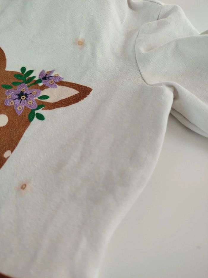 Pull blanc biche - photo numéro 2