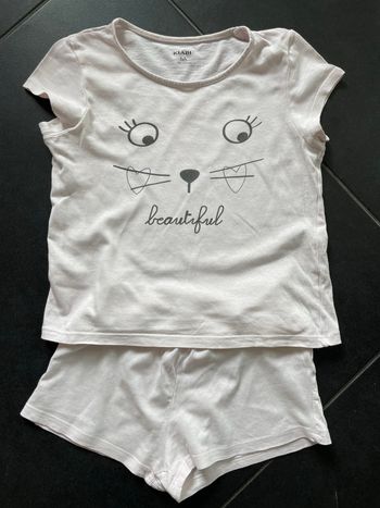 Pyjashort rose Kiabi 5 ans