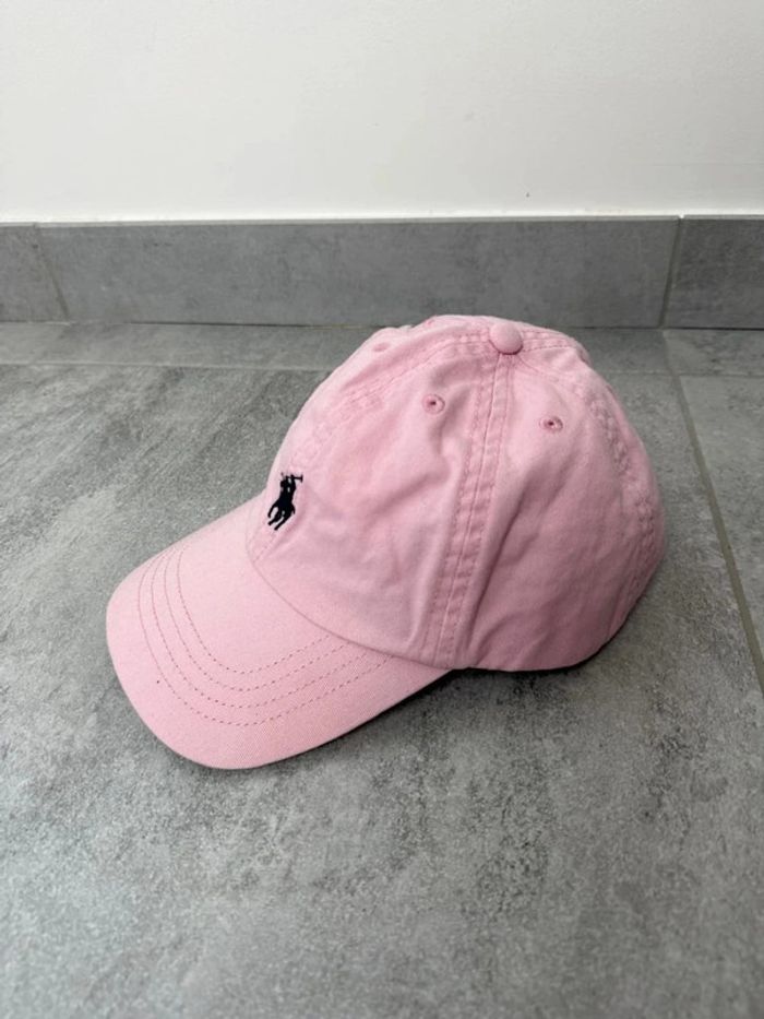 Casquette Polo Ralph Lauren femme rose taille unique parfait état - photo numéro 3