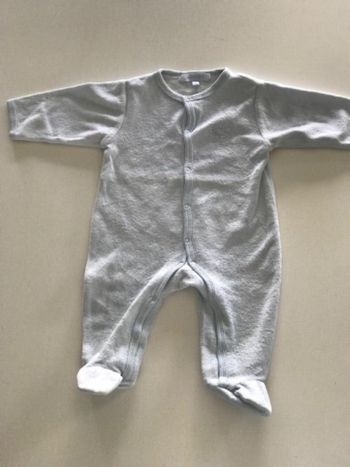 Dors bien en velours bleu koala 3 mois