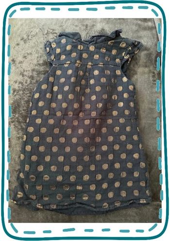 Robe à pois doré 3ans