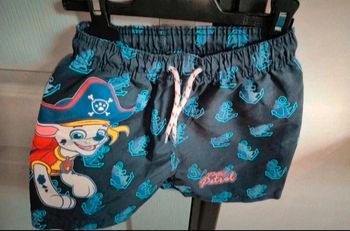 Short de bain garçon paw patrol 5 ans neuf