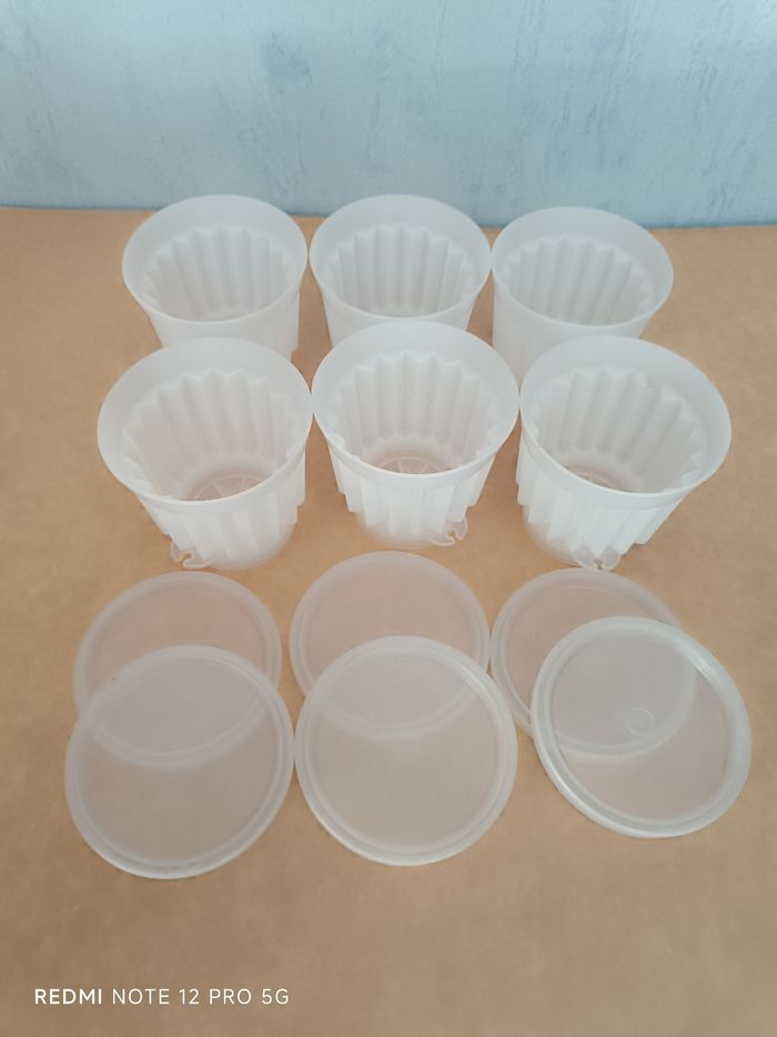 Moules individuels x6 Tupperware(démoulage facile) - photo numéro 5