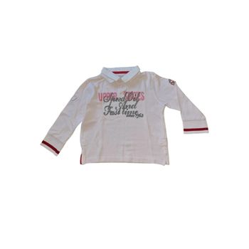t-shirt polo rose pâle manches longues garçon 4 ans