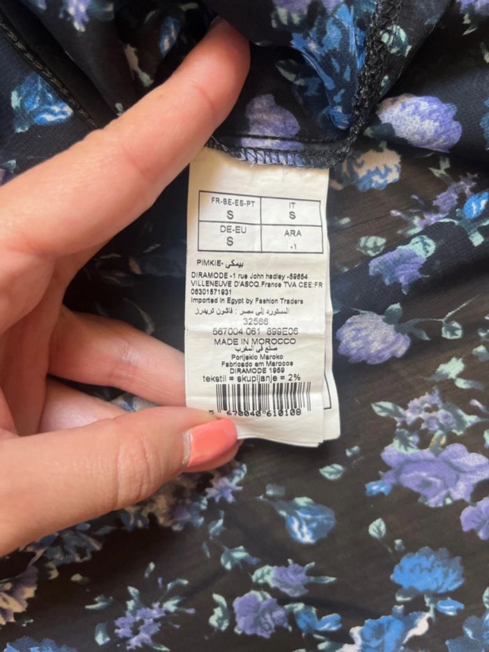 Chemise sans manche fleurie - photo numéro 4