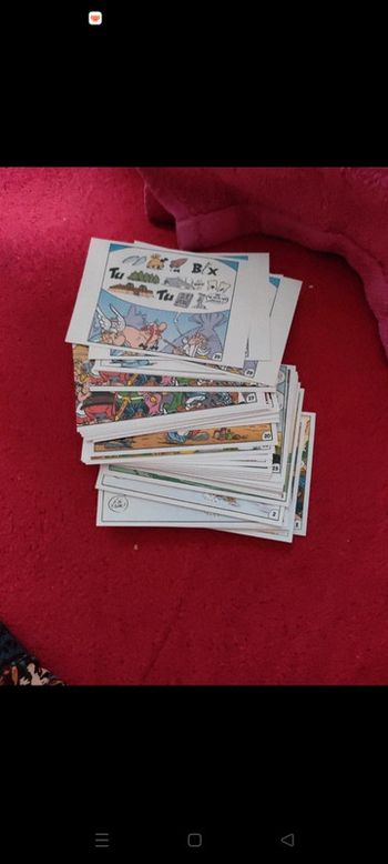 Cartes autocollantes imbattable Astérix