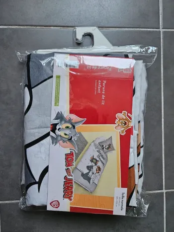 Parure de lit Tom et Jerry 140x200cm, Neuve, jamais mise