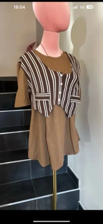Teeshirt vintage avec boléro 38/40