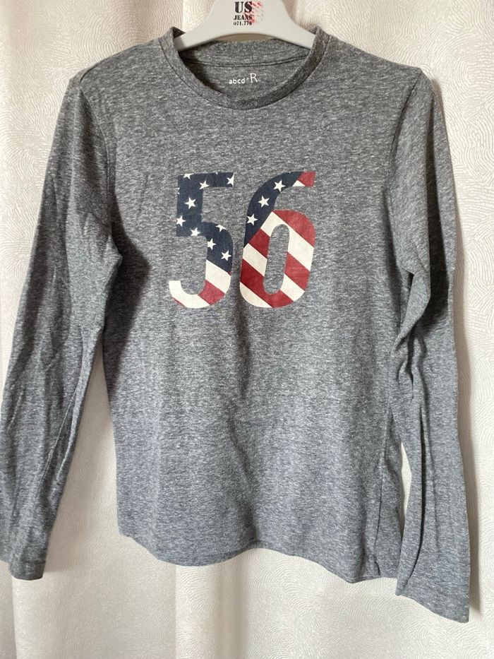 T-shirt gris 56 américain 10 ans la redoute