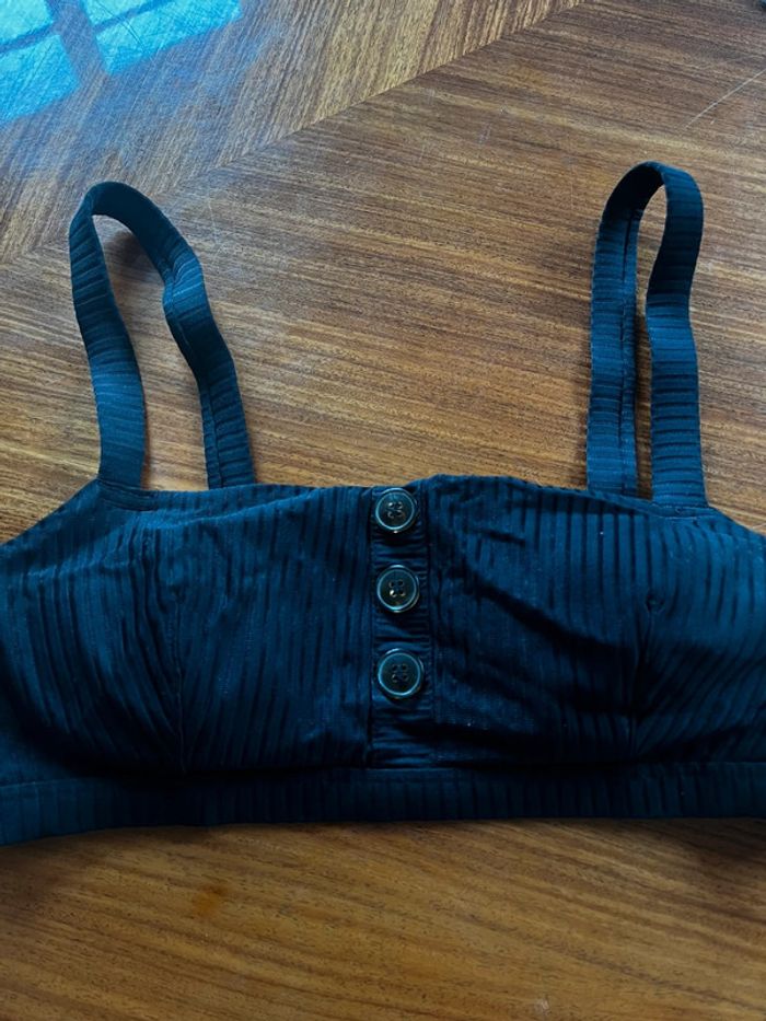 Haut de maillot de bain noir - photo numéro 2