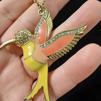 Sautoir en métal doré 47 cm