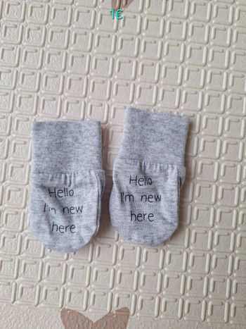 Pyjama velours éléphant 1 mois