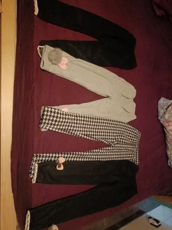Lot  legging pantalon fille 10 ans chaud