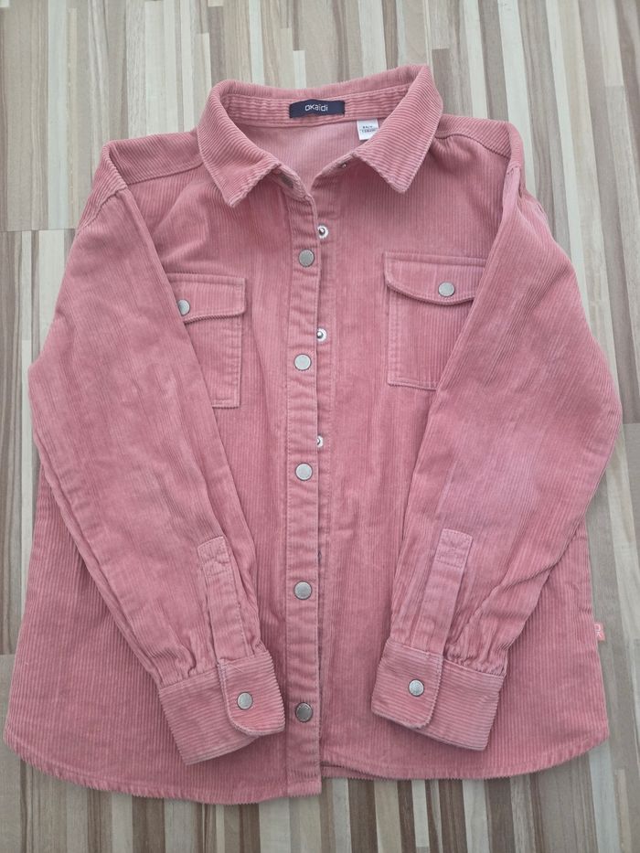 Chemise côtelée 8 ans fille okaidi