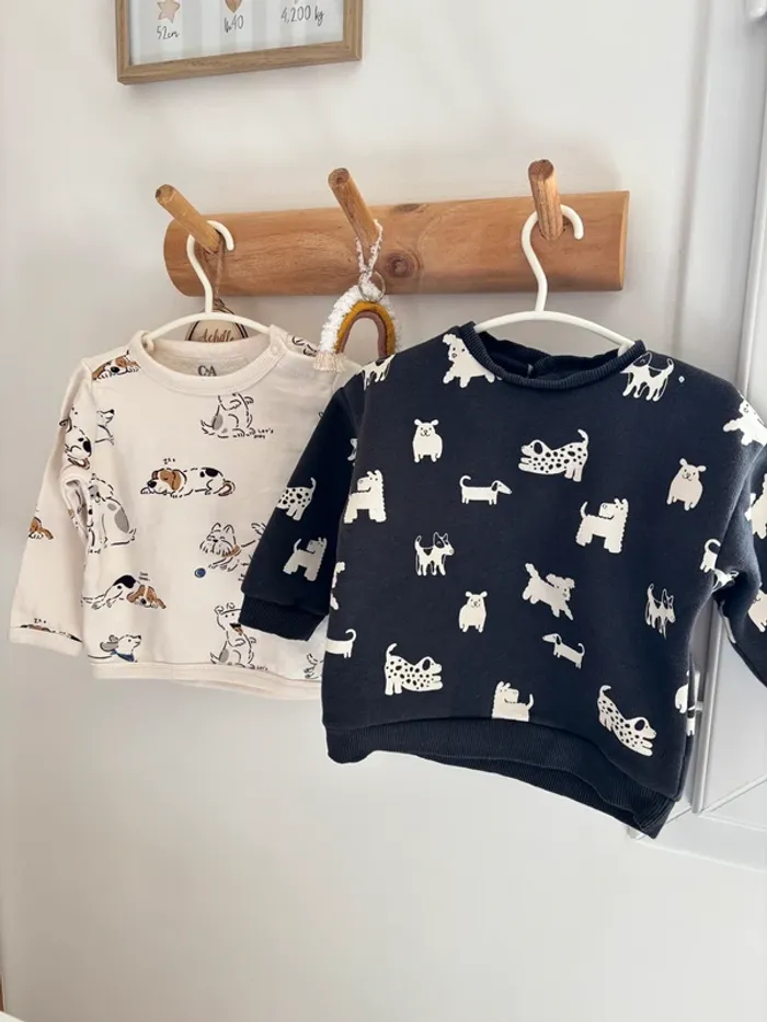 Lot sweats chiens