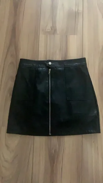 Mini jupe simili cuir