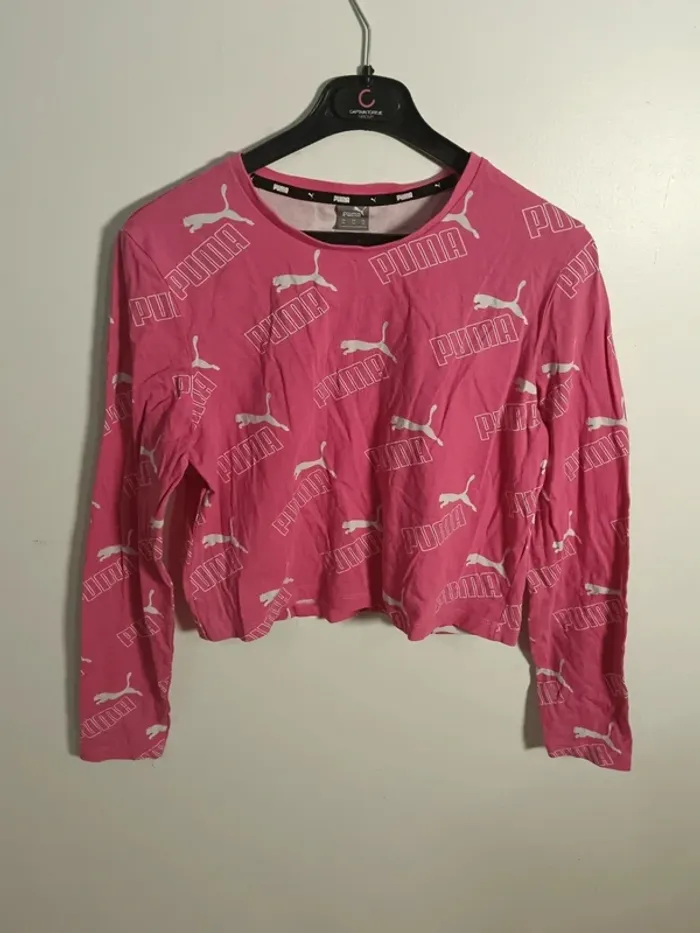 C12 t-shirt rose Puma XL