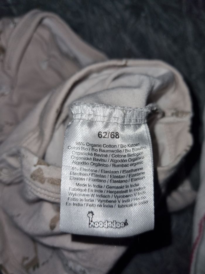 Lot 2 bodies 6mois à motifs - photo numéro 5