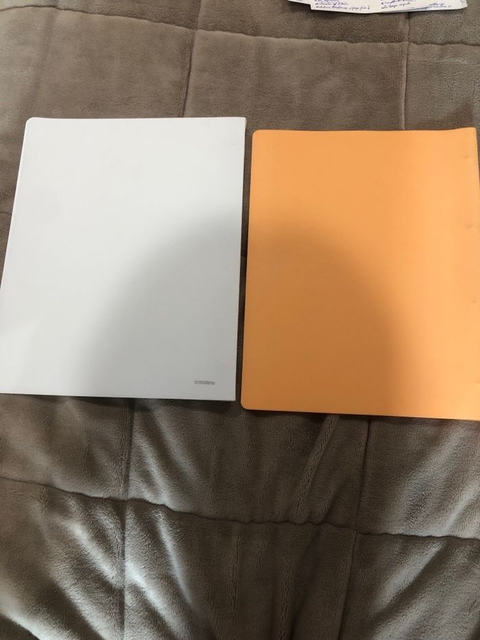 Classeurs souples lot de 2 neufs - photo numéro 2