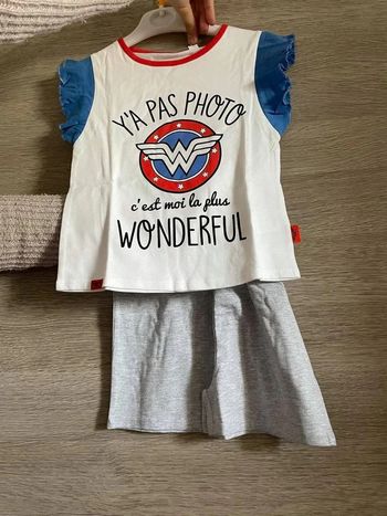 pyjama short wonder woman