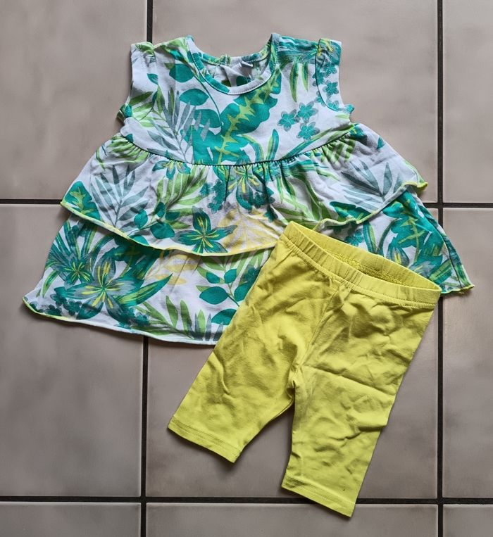 Lot vêtements été bébé fille 6 mois - photo numéro 4