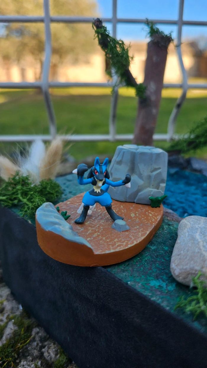 Super figurine Pokemon Nintendo lucario - photo numéro 2