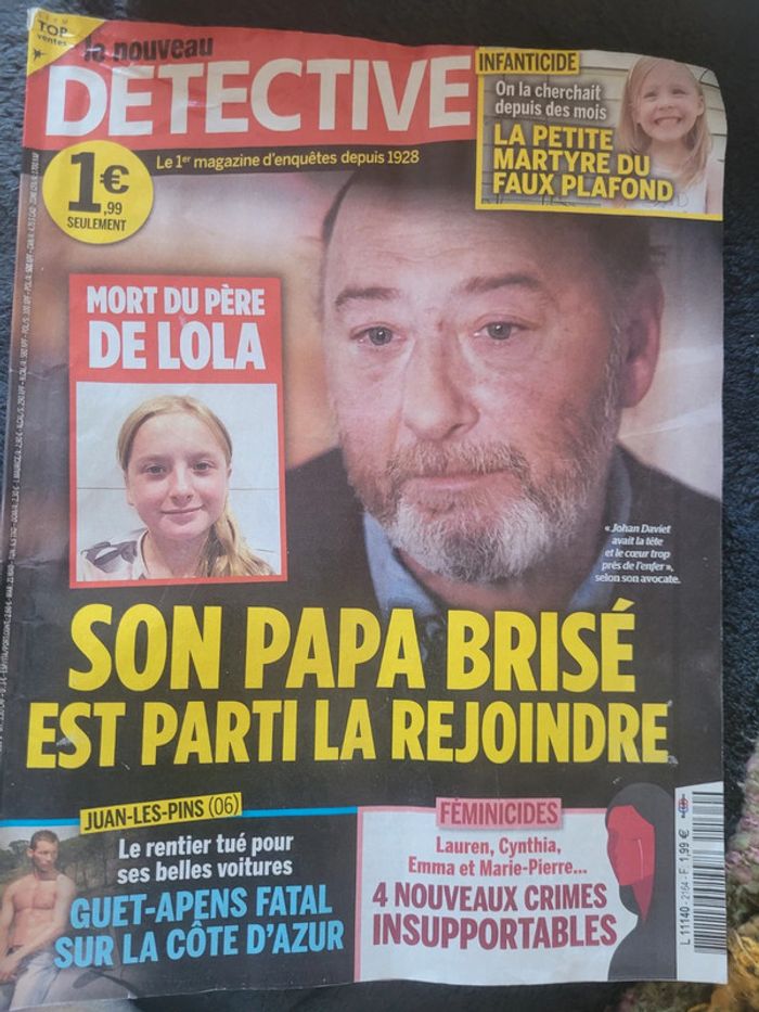 Lot de 10 magazines le nouveau detective - photo numéro 9
