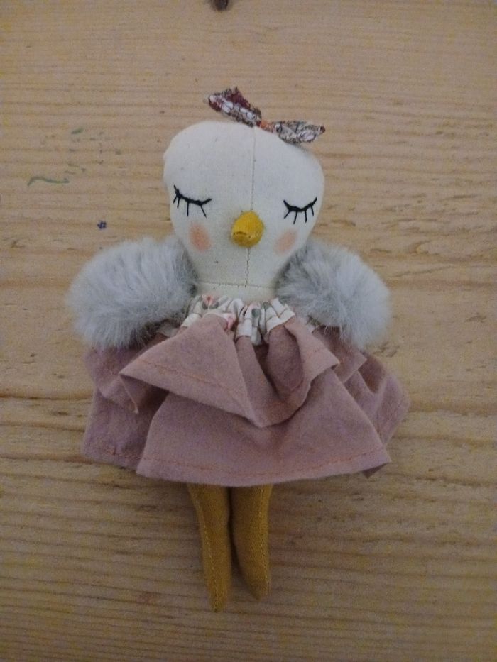 Poupée poussin et son lit oeuf - photo numéro 3