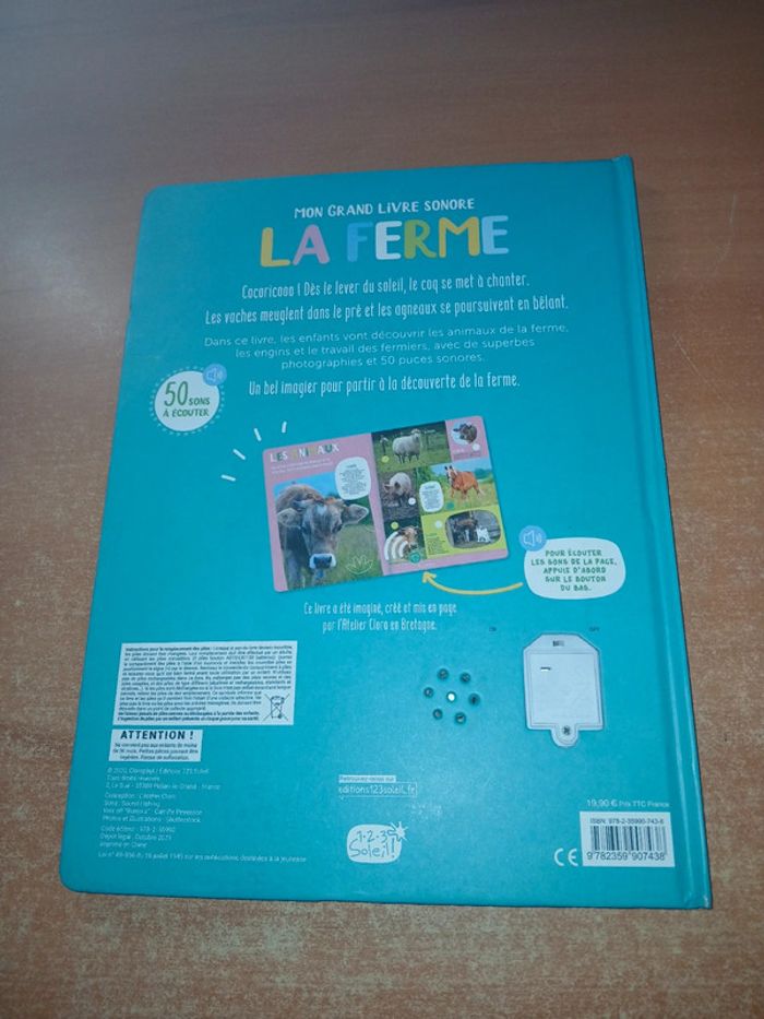 Mon grand livre sonore la ferme - photo numéro 2