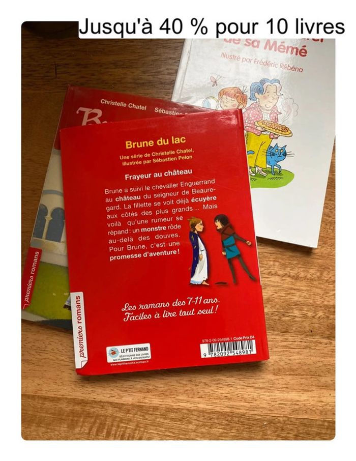 Lot 3 petits romans enfant - photo numéro 2