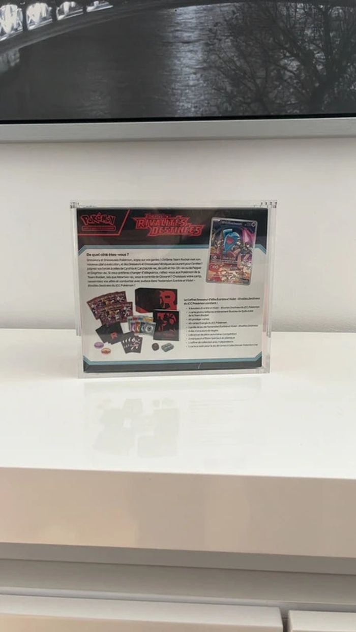 🔒 Protection Acrylique Rigide pour ETB Pokémon – 13€ — Neuf - photo numéro 3