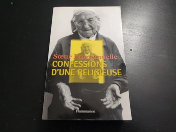 Livre Soeur Emmanuelle, confessions d'une religieuse