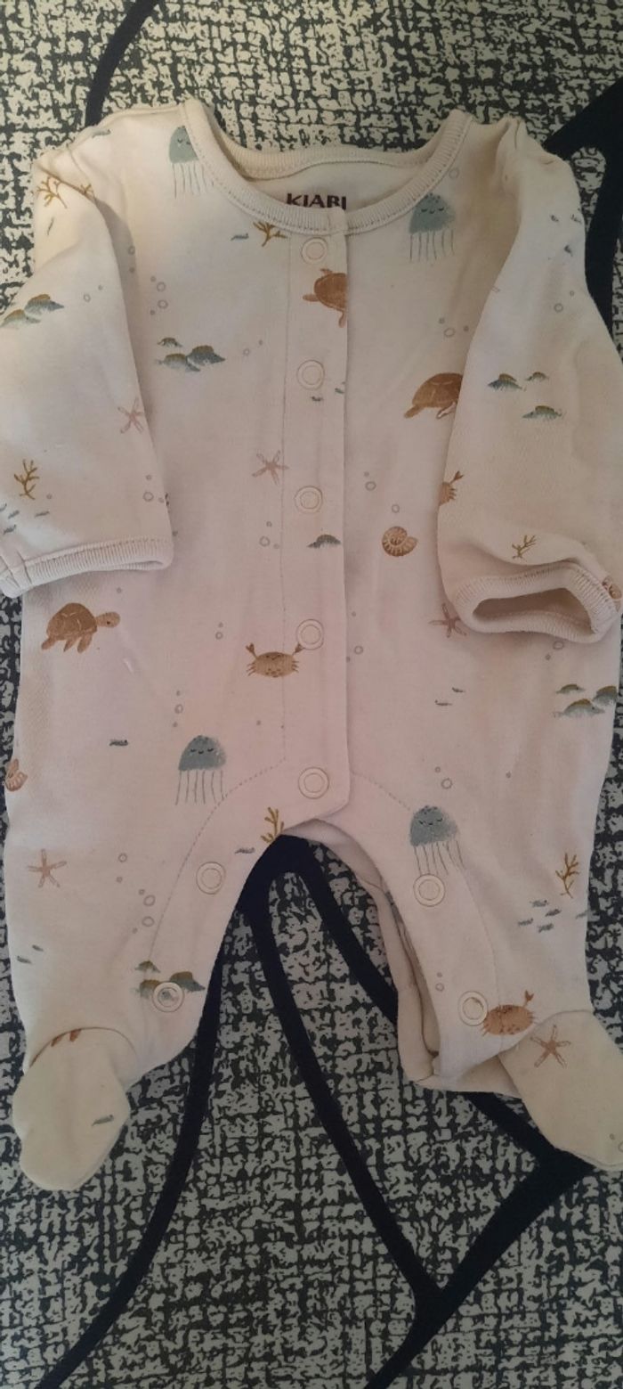 Pyjamas coton bébé naissance + 5 bodys - photo numéro 4