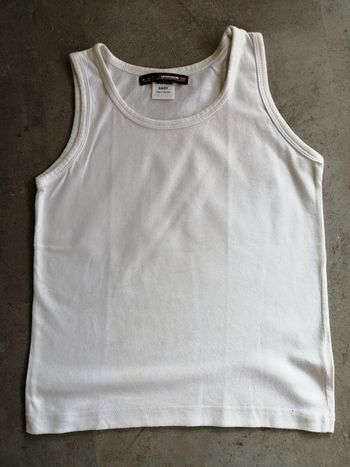 Débardeur blanc 6 ans Basic Decathlon