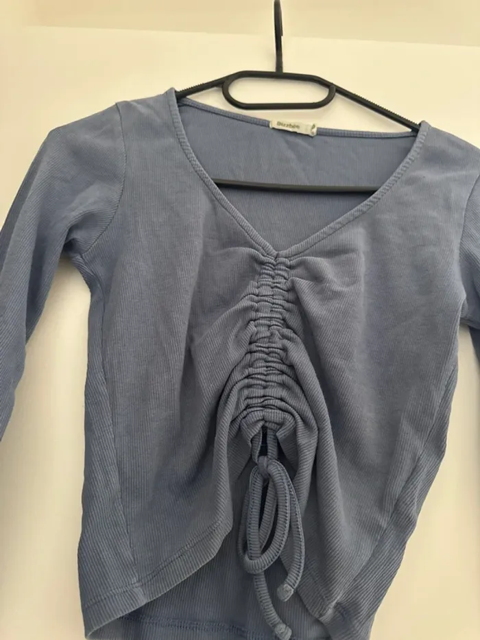Pull fin Bizzbee bleu - photo numéro 5