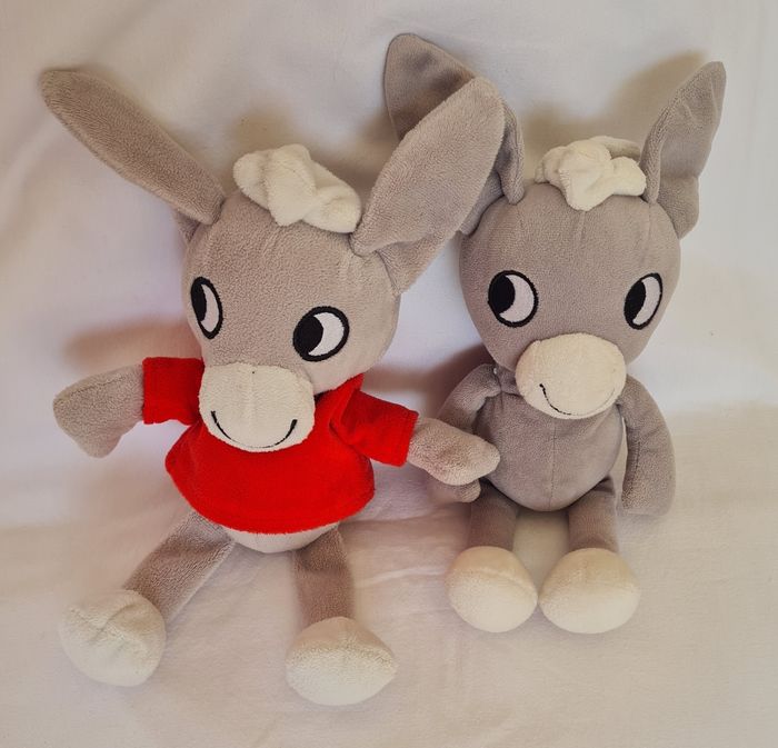 Lot de 2 peluches âne Trotro - Gallimard jeunesse