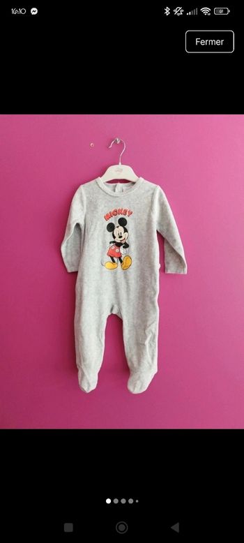 Pyjama Disney 9 mois b1 