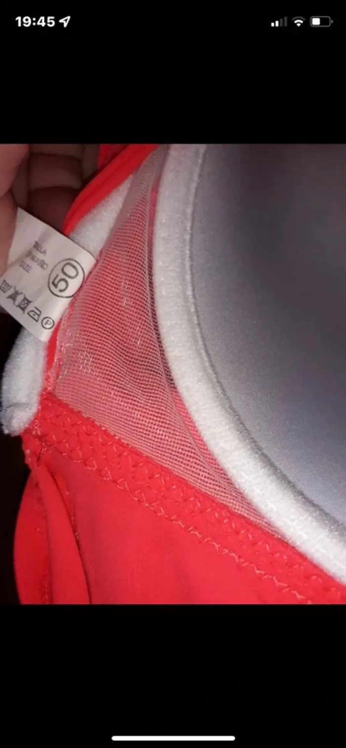 maillot de bain rose avec chapeau assortie taille 44/46 - photo numéro 5
