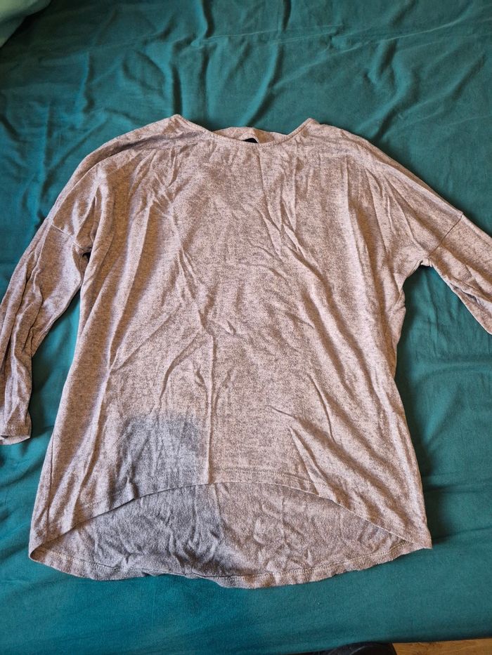 Pull gris clair - photo numéro 2