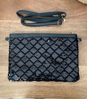 Pochette noire de soirée