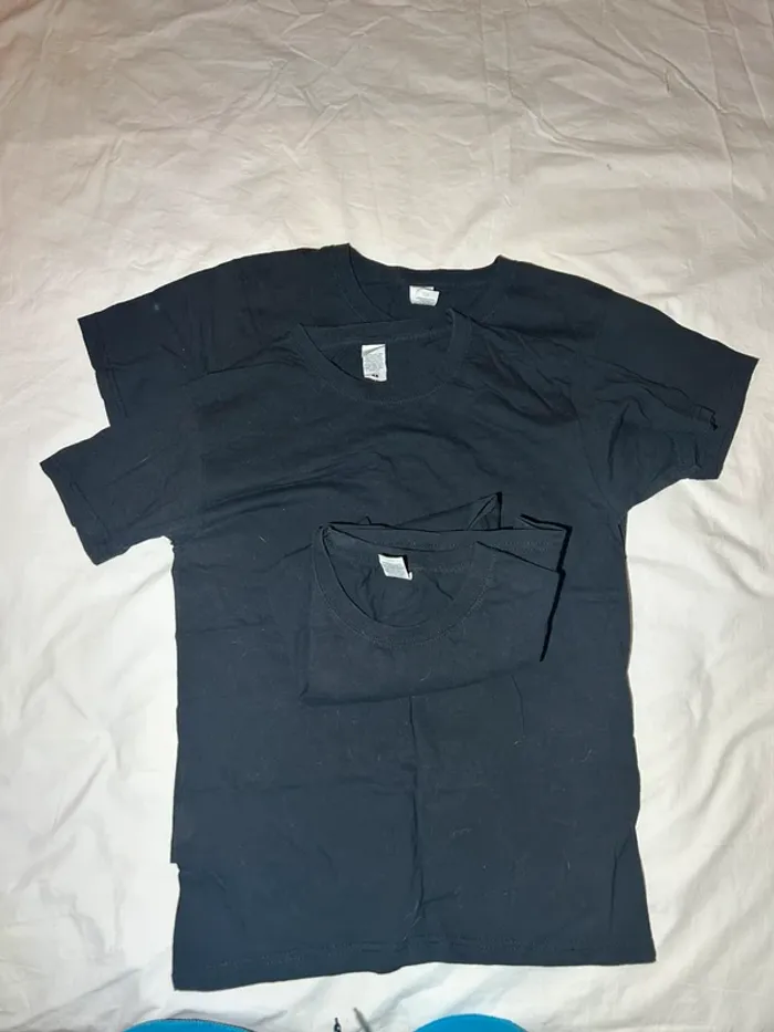 T-shirt noir  fruit of the loom - photo numéro 7