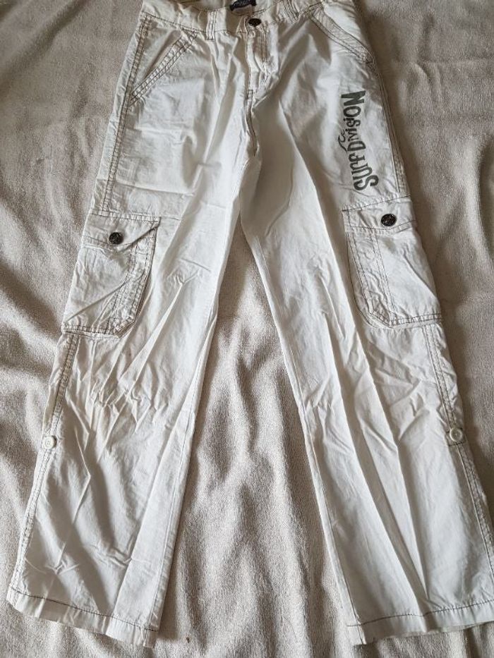 Pantalon blanc garçon La Redoute