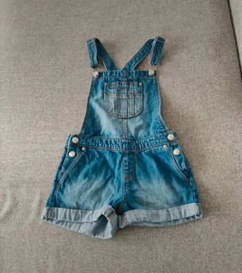 Salopette short en jean fille 9 ans kiabi