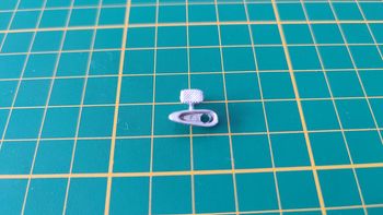 Support phare arrière droit miniature Porsche 356 B 1961 Burago BBurago 1/18 1/18e 1/18ème #B42