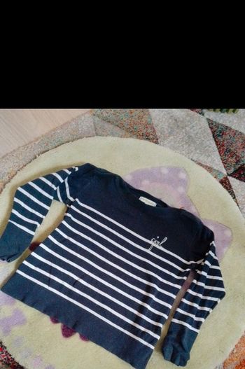 Pull marinière 4 ans fille