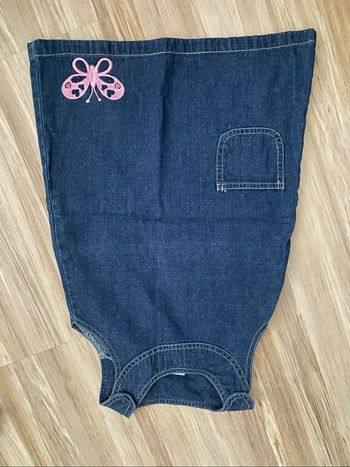 Robe primark jean neuf papillon 24 mois