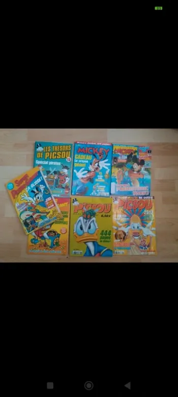 Lot ancien livre Picsou Mickey