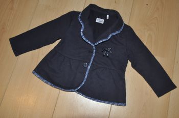 IKKS blazer bleu marine t.18 mois/81cm tb état