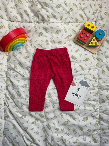 legging rose à pois noir 9 mois kiabi