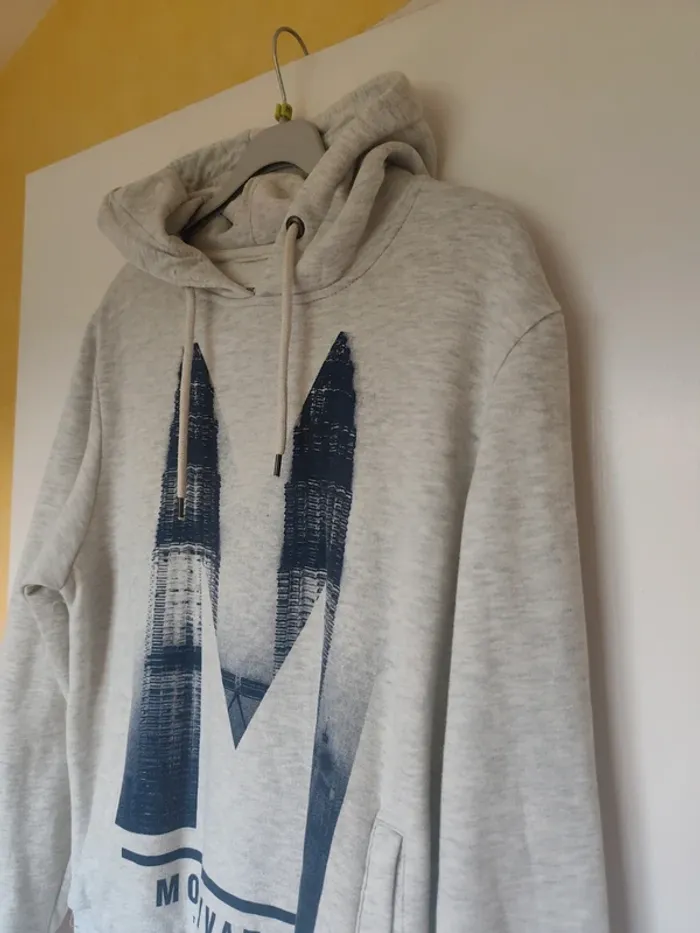 Pull à capuche gris cedar wood state M - photo numéro 2
